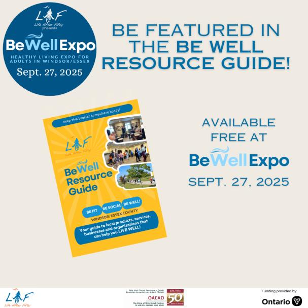 BWE3: Purchase a listing in our Be Well Expo Resource Booklet